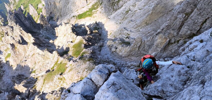 arrampicata con vista