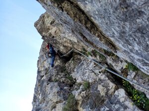 Gab sul passettino chiave della seconda parte del diedro