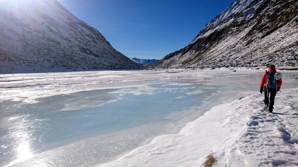 Uno dei tanti scorci glaciali del torrente Uno dei tanti scorci glaciali del torrente