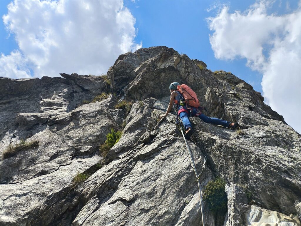quinto tiro, si segue la lama verso sinistra