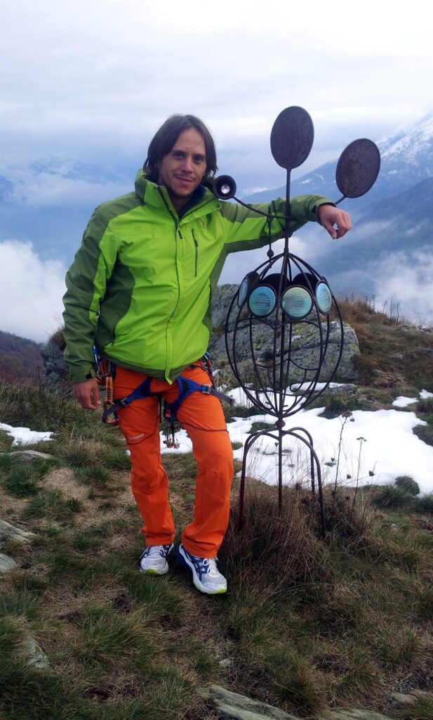 Gab in vetta col "mostro" di cima Gab in vetta col "mostro" di cima