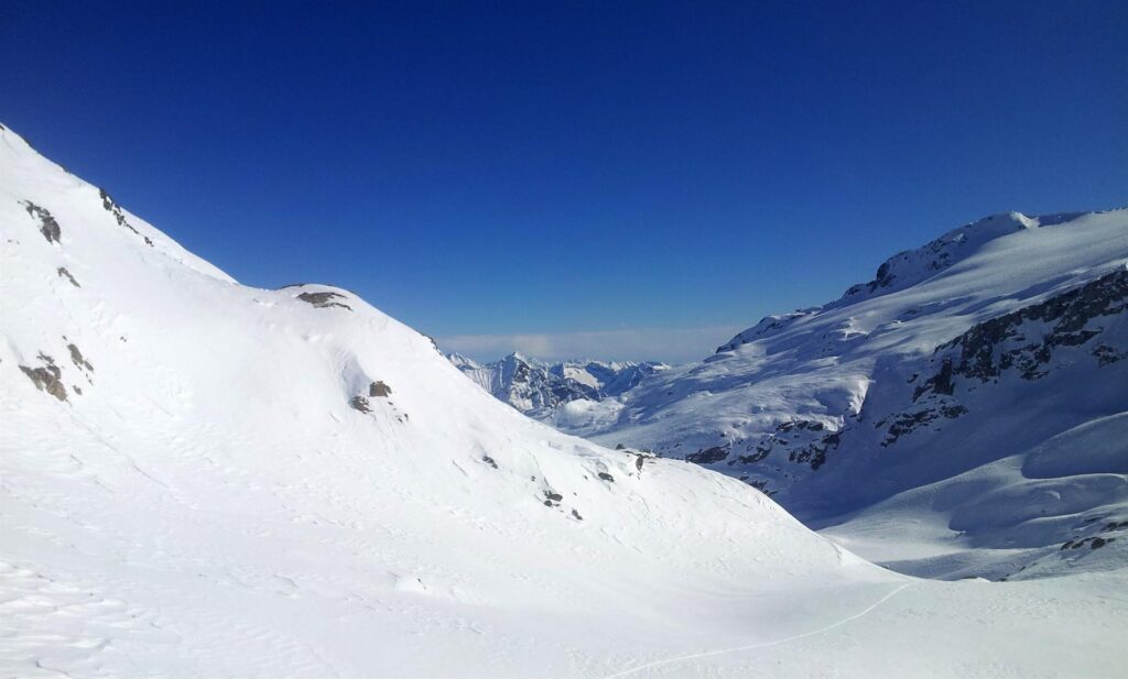 Vista dal passo verso il Canton Ticino