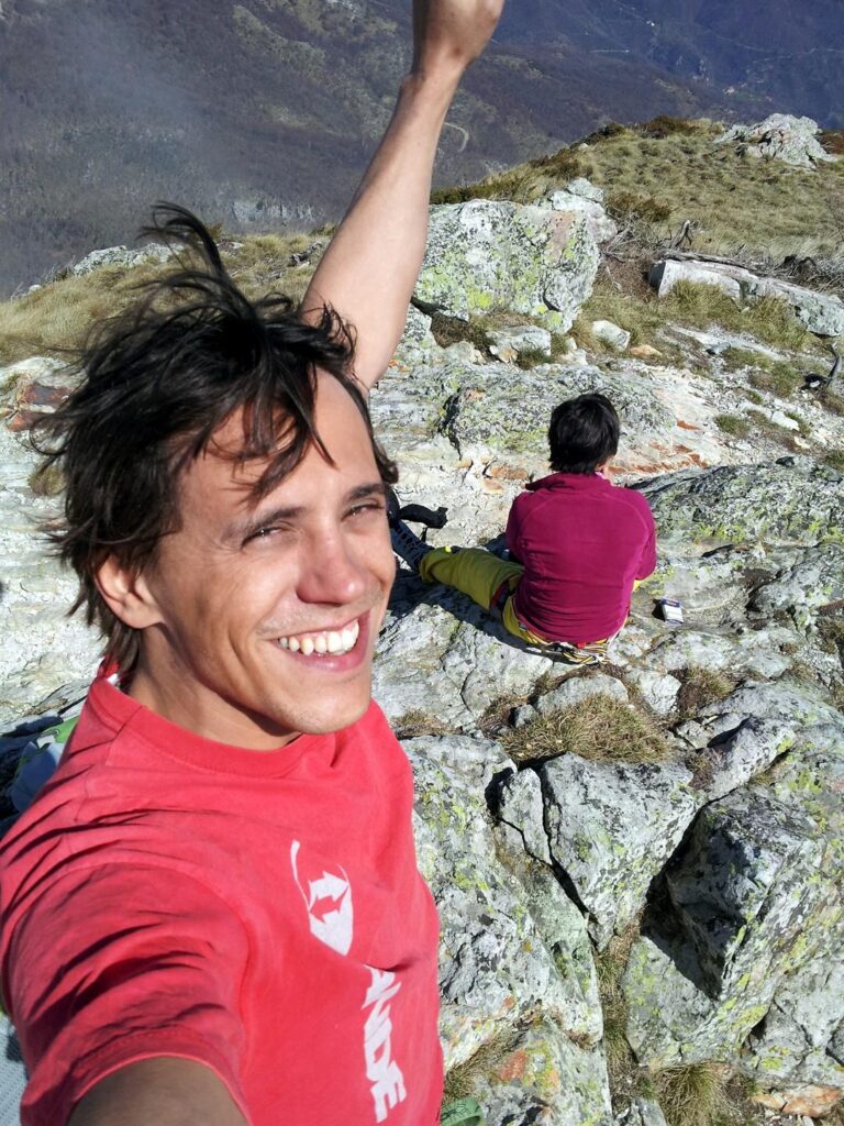 la mia immancabile foto pagliaccia di vetta!