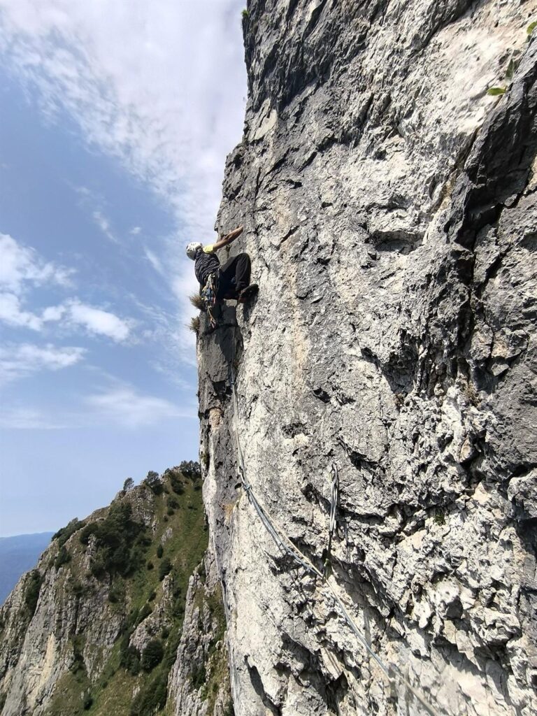 sequenza Paolino Alp: spittata artistica