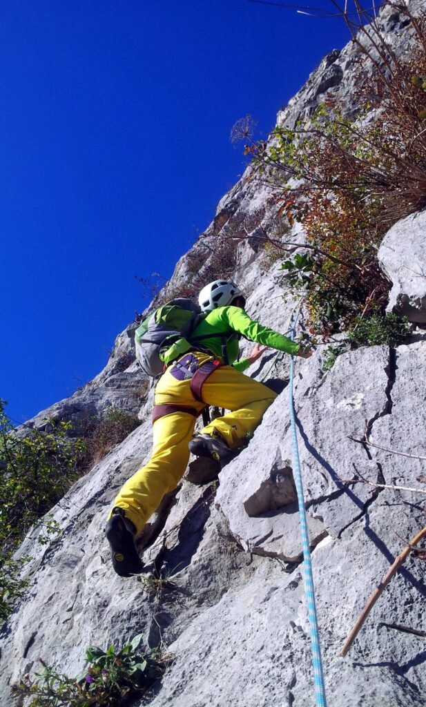 Erica attacca il terzo tiro, dove scalerà molto bene Erica attacca il terzo tiro, dove scalerà molto bene