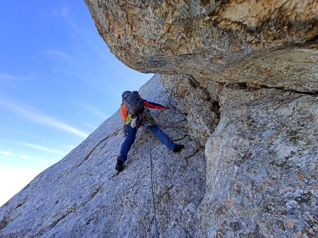 eccoci all'ultimo tiro, sul passo chiave