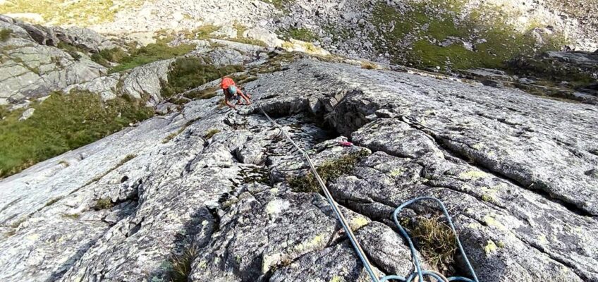 Erica sulla stupenda placca del terzo tiro