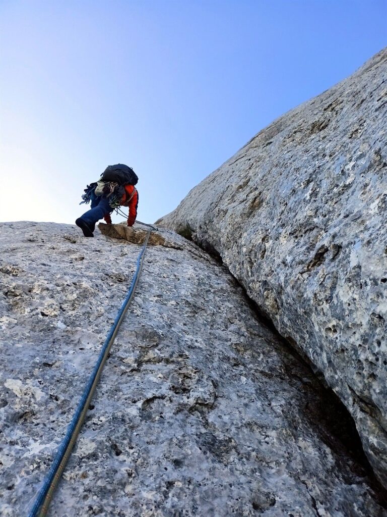 il secondo tiro diventa pi&ugrave; verticale