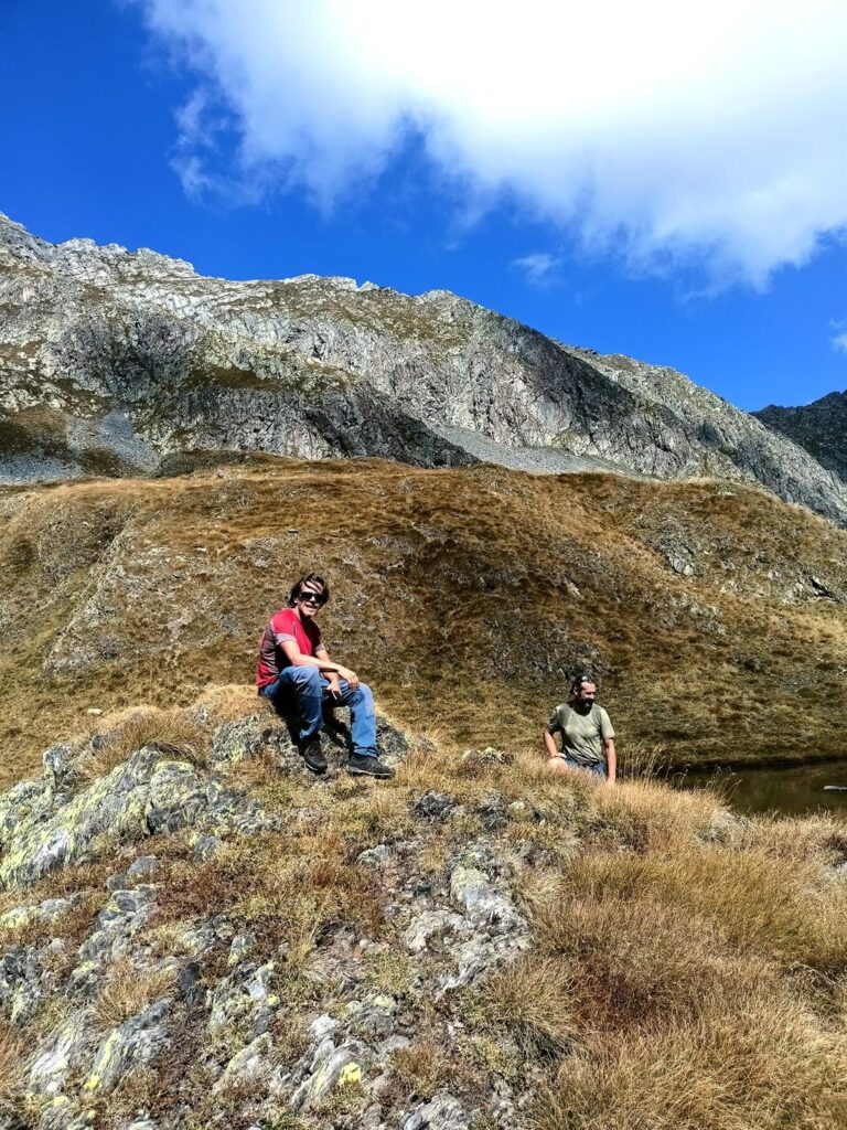 momento di pausa lungo la discesa momento di pausa lungo la discesa