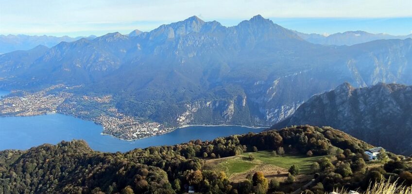 panorama dalla cima del Corno Occidentale