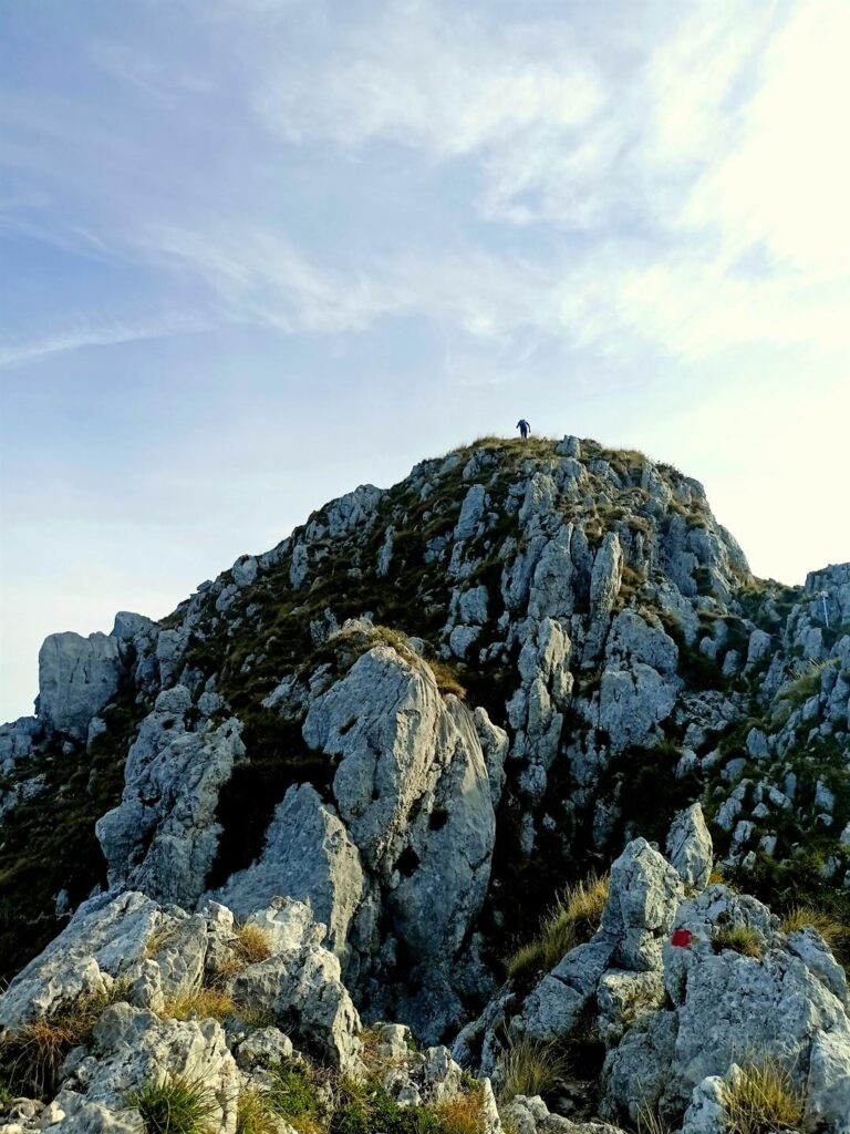 Gabri corre sulla cima del Corno Occidentale! Gabri corre sulla cima del Corno Occidentale!